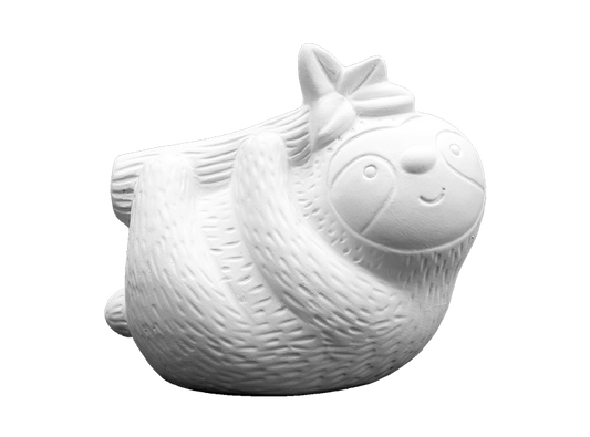 Bisque Sloth Bank (Case of 4)