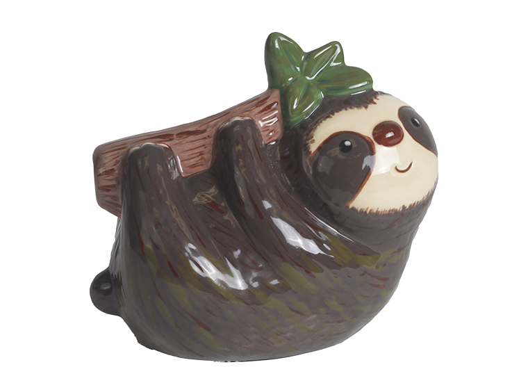 Bisque Sloth Bank (Case of 4)