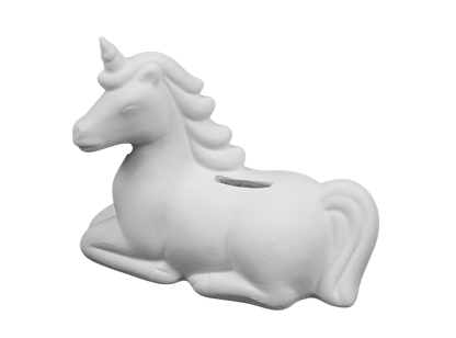 Bisque Graceful Unicorn Bank (Case of 4)