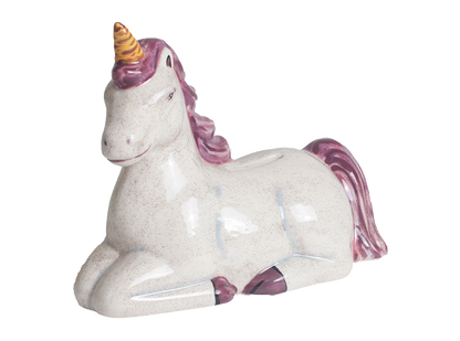 Bisque Graceful Unicorn Bank (Case of 4)