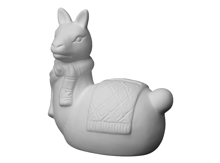 Bisque Elegant Llama Bank (Case of 4)
