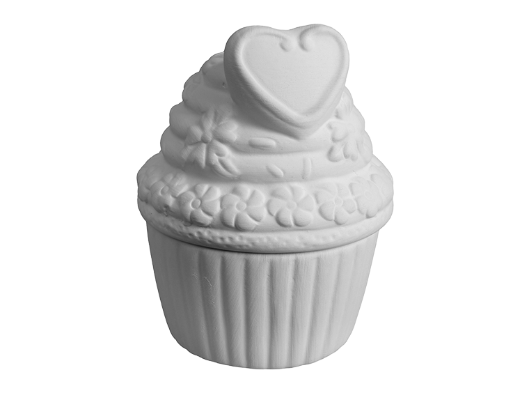 Bisque Fancy Cupcake Box (Case of 4)