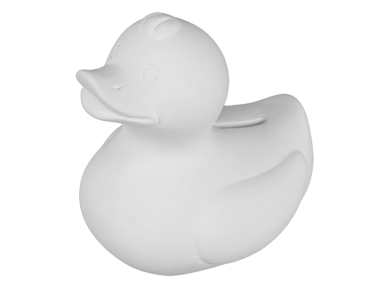 Bisque Number One Ducky Bank (Case of 4)