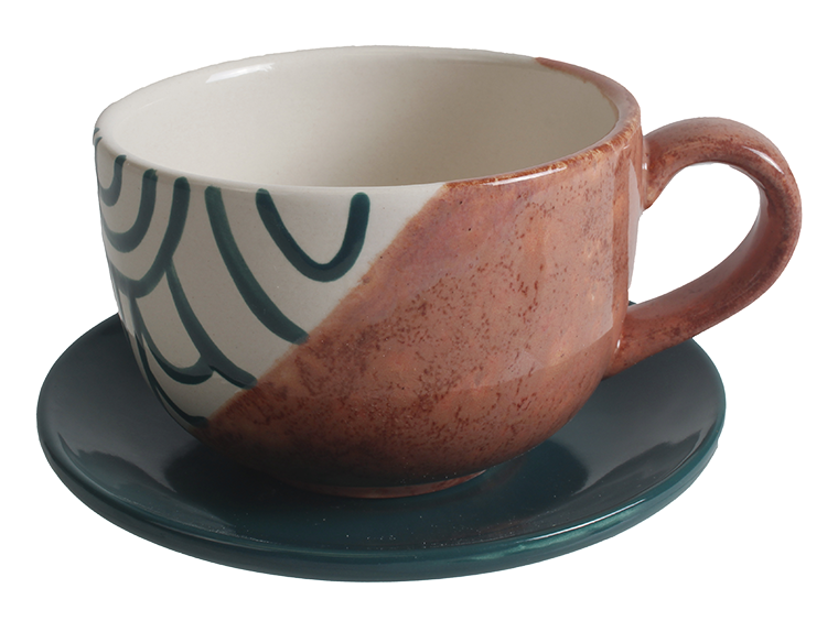 Bisque Espresso Cup And Saucer (Case of 6)
