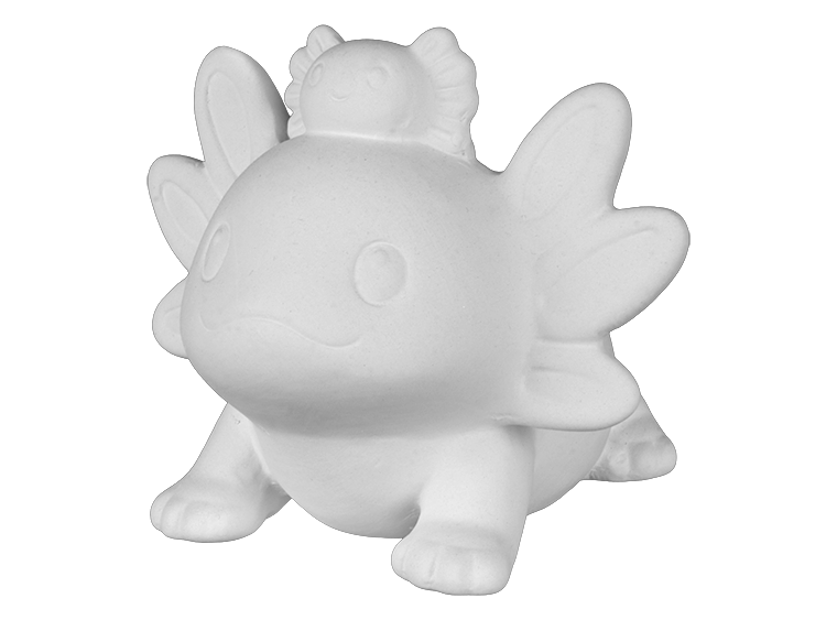 Bisque Mama And Baby Axolotl (Case of 6)