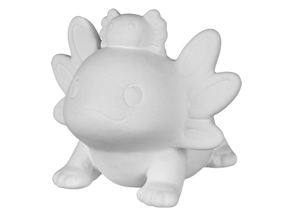 Bisque Mama And Baby Axolotl (Case of 6)