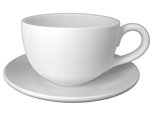Bisque Latte Cup And Saucer (Case of 6)