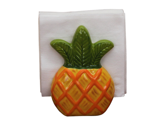 Bisque Pineapple Napkin Holder (Case of 4)