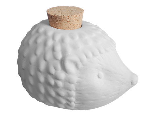 Bisque Hedgehog Jar (Case of 12)
