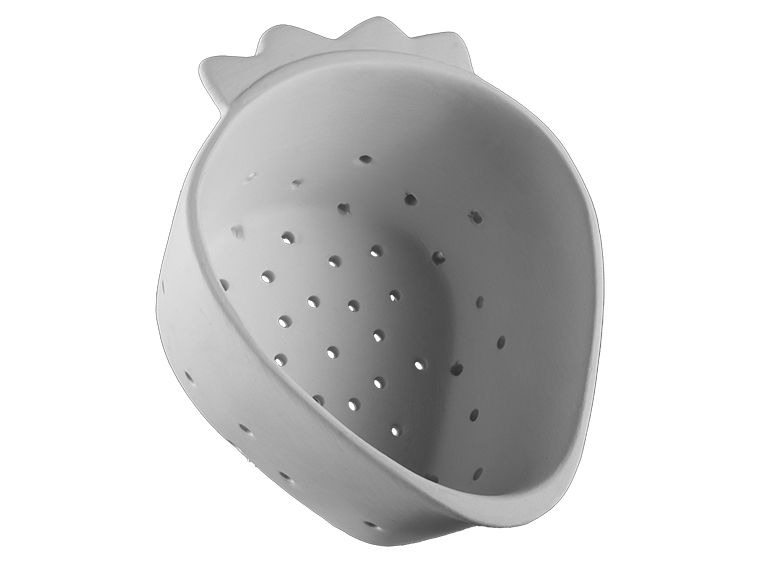 Bisque Strawberry Colander (Case of 4)