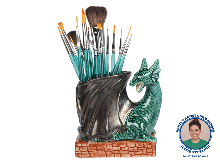 Bisque Firnen Pencil Holder (Case of 4)