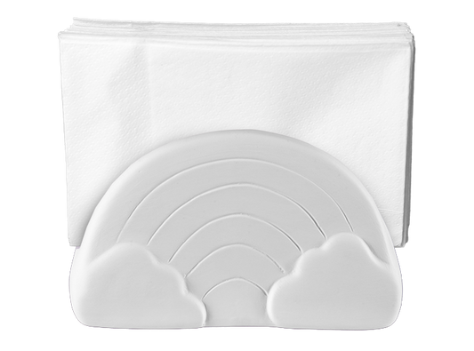 Bisque Rainbow Napkin Holder (Case of 6)
