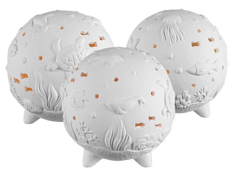 Bisque Under The Sea Luminary (Case of 1)