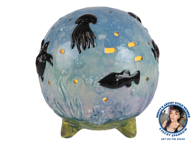 Bisque Under The Sea Luminary (Case of 1)