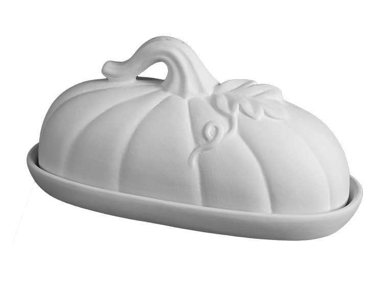 Bisque Harvest Butter Dish (Case of 4)