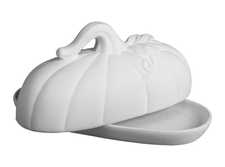 Bisque Harvest Butter Dish (Case of 4)