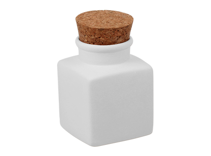 Bisque Cork Top Canister (Case of 6)