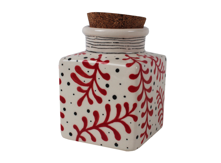 Bisque Cork Top Canister (Case of 6)