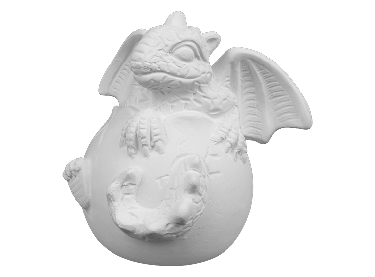 Bisque Dragon Hatchling Figurine (Case of 4)