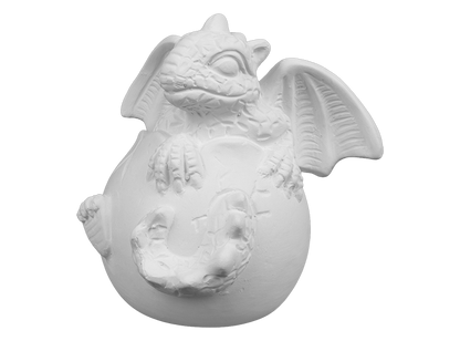 Bisque Dragon Hatchling Figurine (Case of 4)