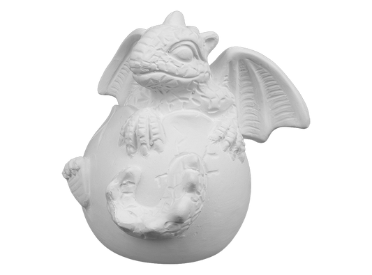 Bisque Dragon Hatchling Figurine (Case of 4)