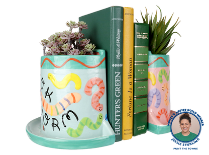 Bisque Classic Bookend Planter (Case of 4)