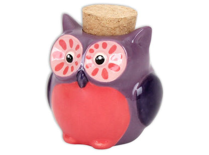 Bisque Owl Jar (Case of 12)