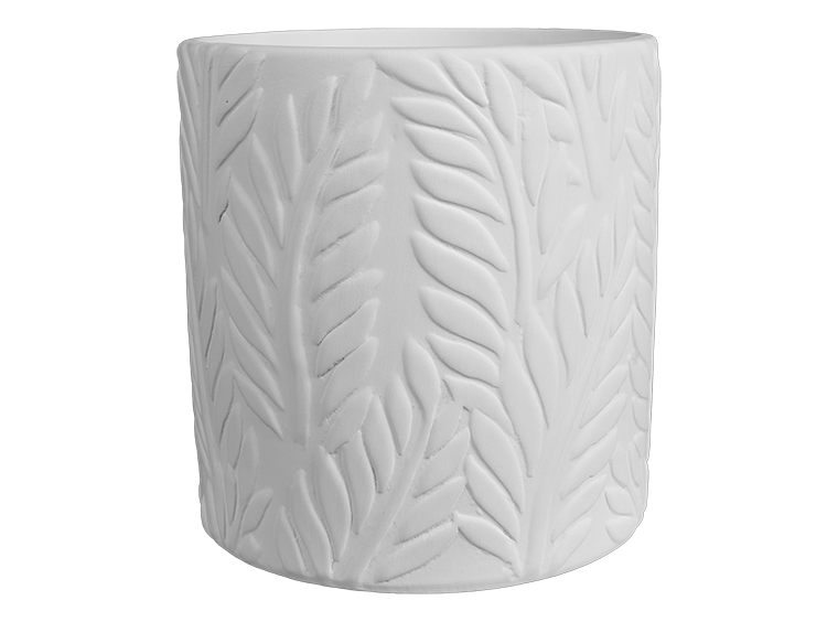 Bisque Tropical Fern Planter (Case of 4)