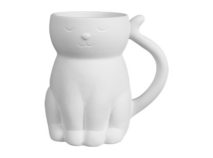 Bisque Fe-Line Good Mug (Case of 4)