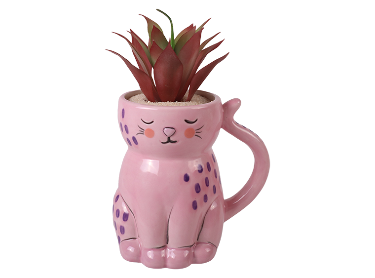 Bisque Fe-Line Good Mug (Case of 4)