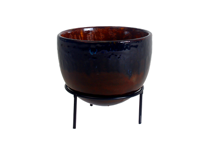 Bisque Lg Oval Planter W/ Stand (Case of 2)