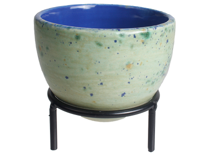 Bisque Sm Oval Planter W/ Stand (Case of 4)