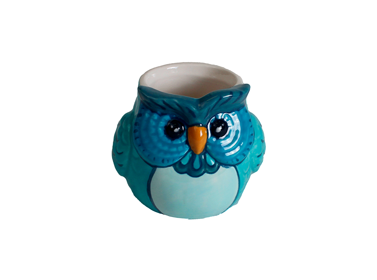 Bisque Owl Planter (Case of 12)