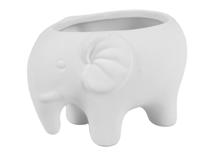Bisque Elephant Planter (Case of 12)