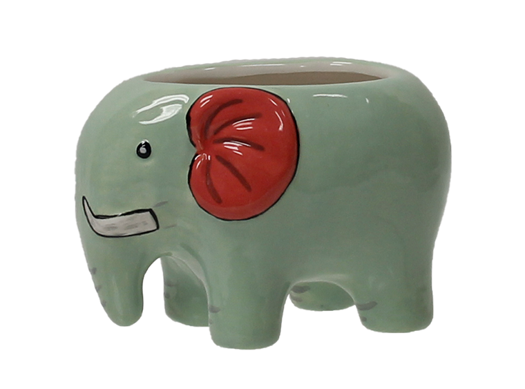 Bisque Elephant Planter (Case of 12)