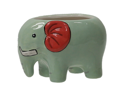 Bisque Elephant Planter (Case of 12)