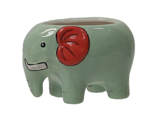 Bisque Elephant Planter (Case of 12)
