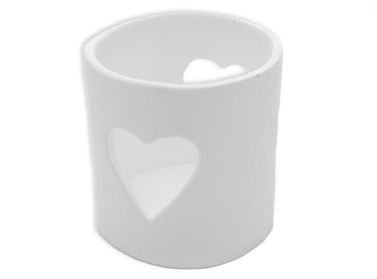 Bisque Heart Holder (Case of 4)