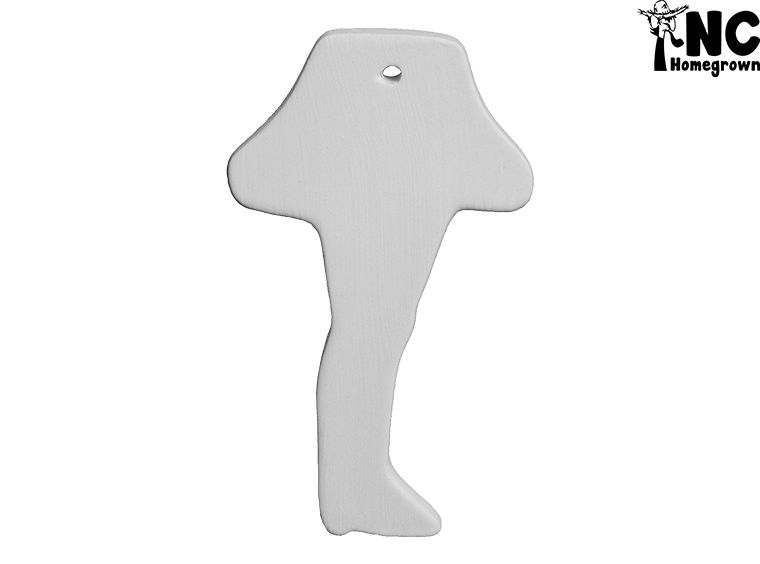 Bisque Leg Lamp Ornament (Case of 12)