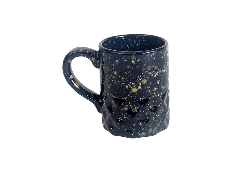 Bisque Geometric Split Mug (Case of 4)