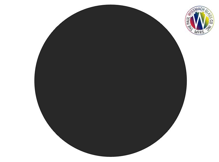 Black Sheet Glass - 10 In Circle - Pack Of 3 (Case of 3)