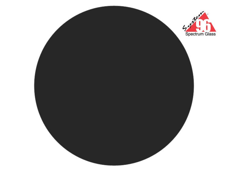 Black Glass Circle 4" - Pack Of 3 (Case of 3)