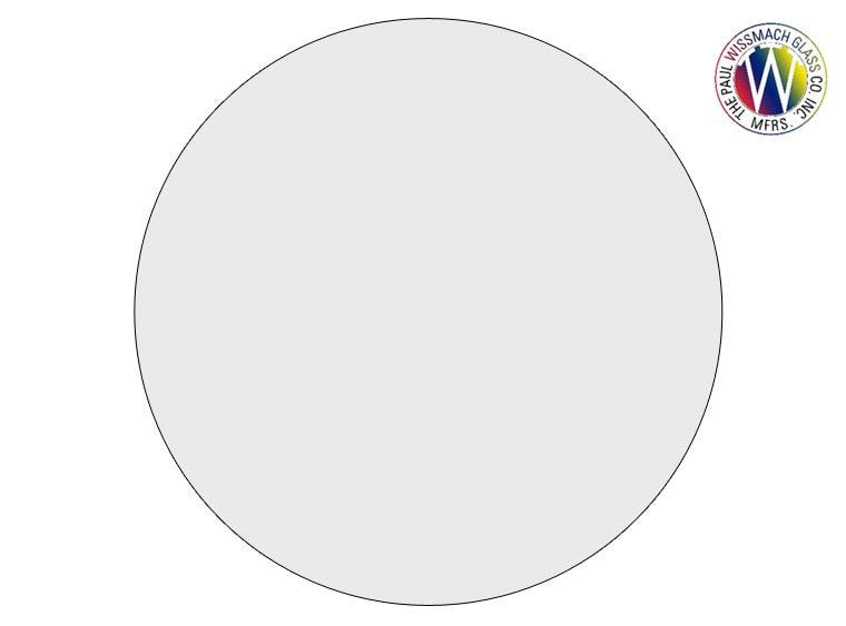 Clear Sheet Glass - 6 In Circle - Pack Of 3 (Case of 3)