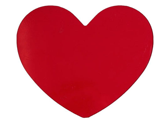 6" Cherry Red Heart - Pack Of 3 (Case of 3)