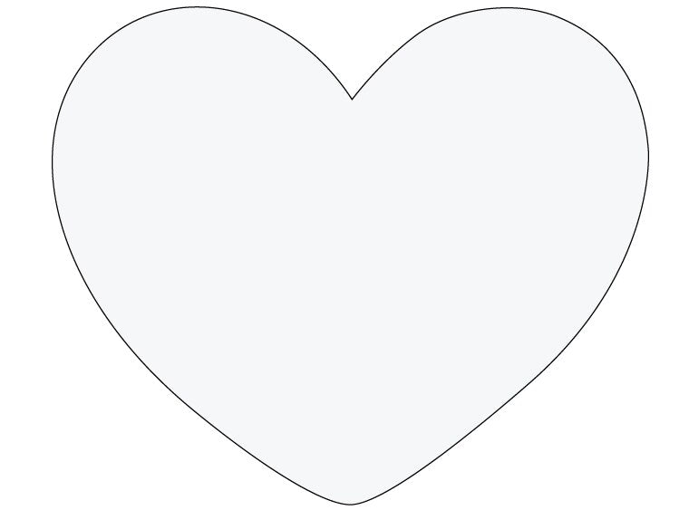 8" Ice Clear Heart - Pack Of 3 (Case of 3)