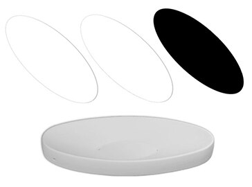 10 X 4 Oval Assortment Glass Fusing Kit (Case of 1)