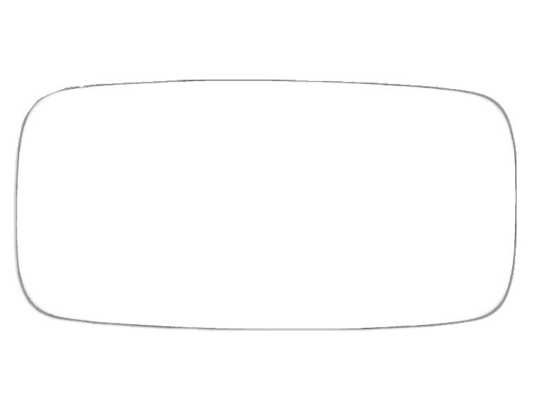 7" White Glass Opalescent Oval Pack - Pack Of 3 (Case of 3)