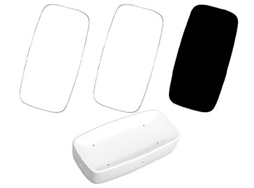 7 X 3 Oval Assortment Glass Fusing Kit (Case of 1)