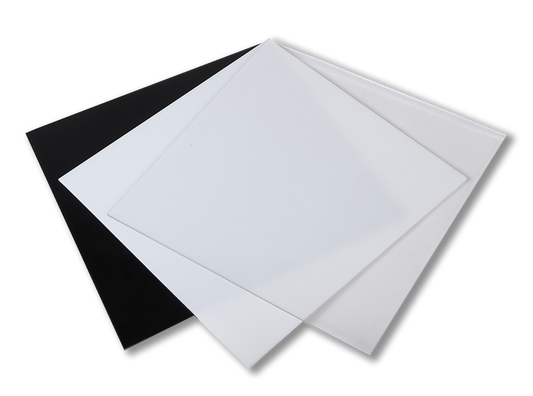 12" Black, White, And Clear Assortment - 3 Pack (Case of 3)