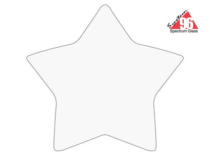 Clear Transparent Glass Star - Pack Of 3 (Case of 3)